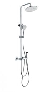 Душевая система с техническим душем и термостатом WONZON & WOGHAND, Хром (WW-B3097-A-CR)