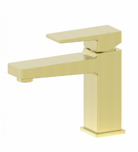 Смеситель для раковины WONZON & WOGHAND CUBE 2.0, Брашированное золото (WW-88018068-BG)