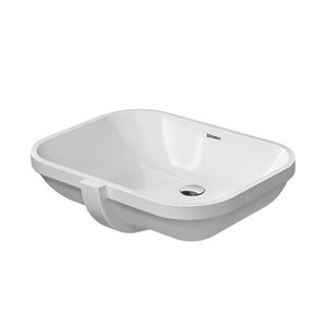 Duravit D-Code Раковина встраиваемая снизу 560x400мм, с перел., включая крепление ,Цвет: Белый