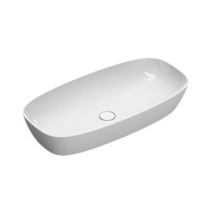 Catalano ALVEA Раковина 80x40 накладная, без отв. под смеситель, покрытие Cataglaze+, цвет белый глянцевый