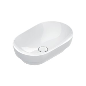 Catalano SFERA Раковина 55x35 h14 встраиваемая, без отв. под смеситель, покрытие Cataglaze+, цвет белый глянцевый