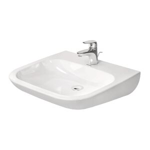 Duravit D-Code Раковина медицинский Med, без перелива, с 1 отв. под смес., 600x550мм, Цвет: Белый ()СПЕЦЦЕНА со склада поставщика!