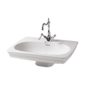 Artceram CIVITAS Раковина подвесная 68х50 см, са 1 отв под смес. цвет белый