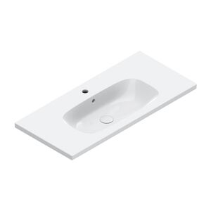 Catalano ALVEA Раковина 100x46, с 1 отв. под смеситель, покрытие Cataglaze+, цвет белый глянцевый
