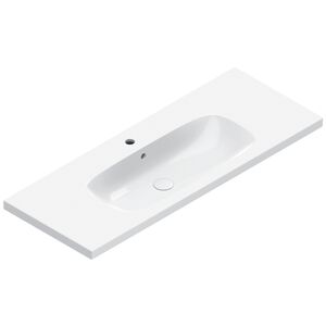 Catalano ALVEA Раковина 120x46, с 1 отв. под смеситель, покрытие Cataglaze+, цвет белый глянцевый