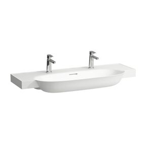 Laufen New Classic Раковина накладная овальная 1200х480х75/165 мм, с 2 отв под смеситель,с переливом, цвет белый матовый (1шт привезем за 3 недели!!)