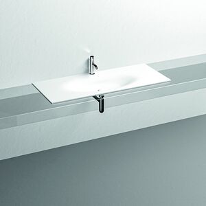 KERASAN SHAPE Раковина 1220х520 мм., встраиваемая, с 1 отверстием для смесителя, цвет белый матовый