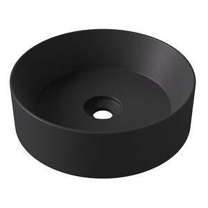 Alice Spy Раковина Round &Oslash;40хВ12, накладная, без отверстия под смеситель, чёрный матовый