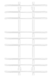 Полотенцесушитель водяной Secado Венеция 3 80x20x60 белый матовый
