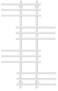 Полотенцесушитель водяной Secado Турин 5 100x20x60 белый матовый