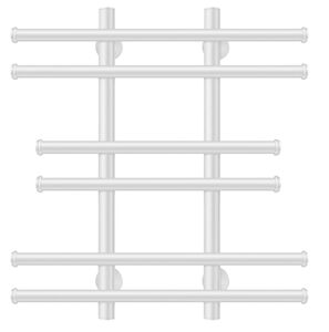 Полотенцесушитель электрический Secado Турин 2 60x20x60 белый матовый