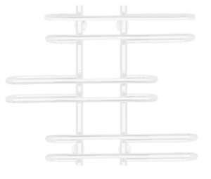 Полотенцесушитель электрический Secado Венеция 6 60x20x70 белый матовый