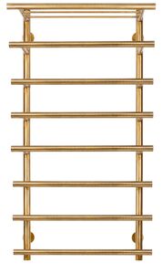 Полотенцесушитель электрический латунный Secado Турин 6 100x50x60 бронза
