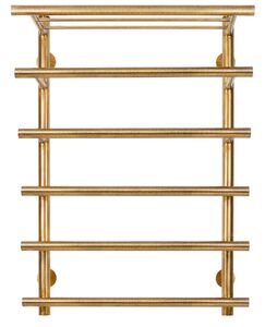 Полотенцесушитель электрический латунный Secado Турин 6 80x40x50 бронза