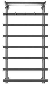 Полотенцесушитель электрический Secado Понтида 1 КСП 100x50x60 графит