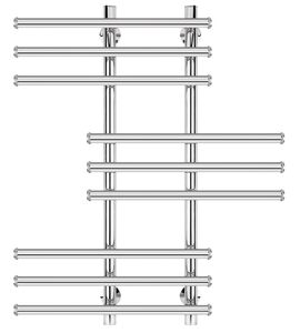 Полотенцесушитель электрический Secado Турин 5 80x20x70 хром