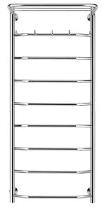Полотенцесушитель электрический Secado Агата 1 КСП 120x50 хром