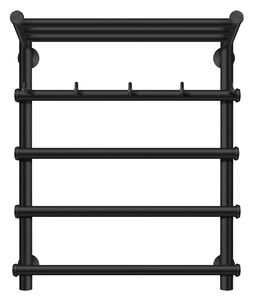 Полотенцесушитель электрический Secado Турин 1 КСП 60x40 черный матовый