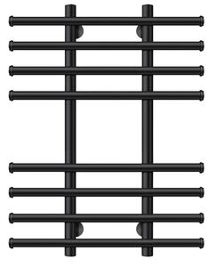 Полотенцесушитель электрический Secado Турин 4 80x20x60 черный матовый