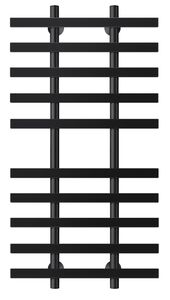 Полотенцесушитель электрический Secado Понтида 4 100x20x70 черный матовый
