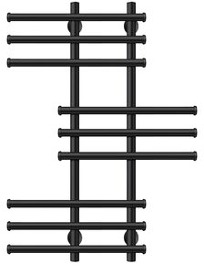 Полотенцесушитель электрический Secado Турин 5 100x20x60 черный матовый