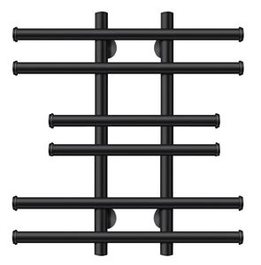 Полотенцесушитель электрический Secado Турин 2 60x20x60 черный матовый