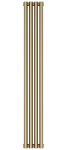 Отопительный радиатор Сунержа ДР ЭСТЕТ-0 н/ж 1200х180 / 4 сек (Золотой шёлк) 32-0331-1204