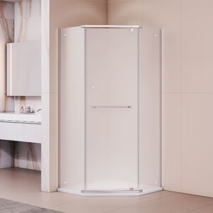 Душевой уголок RGW PA-081 35088122-21 стекло Матовое-Сатинат, профиль Хром, 120х120 см
