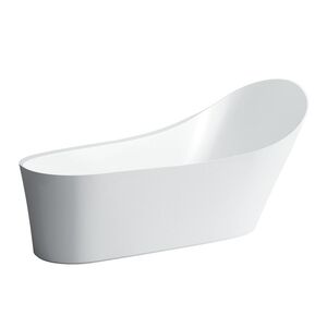 Laufen Palomba Ванна 180x89x54см, свободностоящая, из материала Sentec, цвет: белый