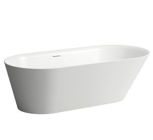 Laufen Kartell Ванна 171.5x81.5x45см, отдельностоящая, с слив-переливом, материал: искусственный камень-мрамор, цвет: белый