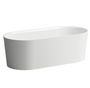 Laufen VAL Ванна 160x75x45см, отдельностоящая, с слив-переливом, материал: искусственный камень-мрамор, цвет: белый