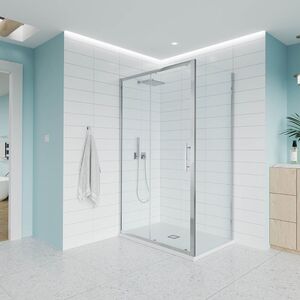 Душевой угол Veconi Evo 100SP CH 1000х1200x1950, хром, прозрачное стекло
