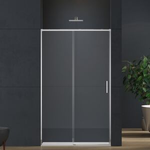 Душевая дверь Vincea Софт 2 (Soft 2) VDS-3SO2110CL 110x200 см, профиль хром. Размер регулировки 990-1010 мм