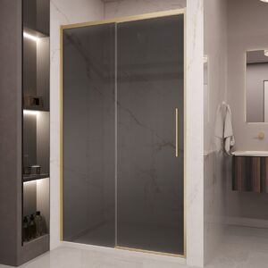 Душевая дверь Vincea Стелла (Stella) VDS-1ST120CGG 120x200 см, профиль золото матовое. Размер регулировки 1180-1200 мм
