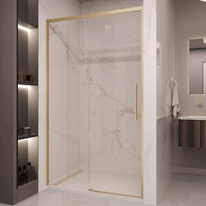 Душевая дверь Vincea Стелла (Stella) VDS-1ST140CLG 140x200 см, профиль золото матовое. Размер регулировки 1380-1400 мм