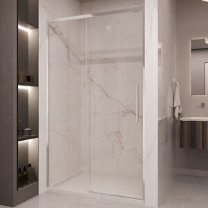 Душевая дверь Vincea Стелла (Stella) VDS-1ST150CL 150x200 см, профиль хром. Размер регулировки 1480-1500 мм