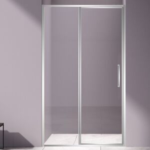 Душевая дверь Vincea Слим 8 (Slim 8mm) VDP-4SL900CL 90x195 см, профиль хром. Размер регулировки 880-910 мм