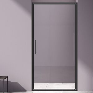 Душевая дверь Vincea Слим 8 (Slim 8mm) VDP-4SL900CLB 90x195 см, профиль черный матовый. Размер регулировки 880-910 мм