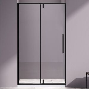 Душевая дверь Vincea Слим-Н (Slim-N) VDP-4SN120CLB 120x195 см, профиль черный матовый. Размер регулировки 1190-1210 мм