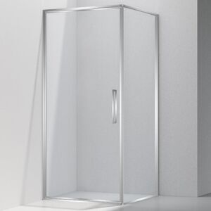 Душевой уголок Vincea Слим 8 (Slim 8mm) VSR-4SLP9090CL, 900*900, хром, стекло прозрачное