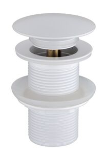Донный клапан Boheme 612-MW MAT White (клик-клак)