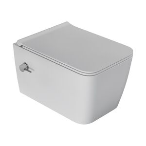 Boheme 967-SET-2-MW Zen подвесной унитаз с биде матовый белый с крышкой