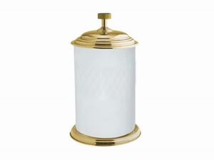 Ведро стекло ROYALE CRISTAL GOLD BLACK Boheme 10934-G-B