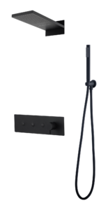 Душевая система Boheme Fusion 130-B Black скрытого монтажа