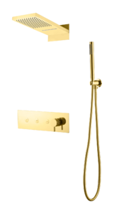 Душевая система Boheme Fusion 130-G Gold скрытого монтажа