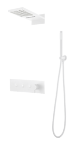 Душевая система Boheme Fusion 130-MW Matt White скрытого монтажа