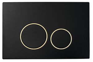 Клавиша смыва Boheme для инсталляции Geberit 300 BLACK GOLD, круглая 663