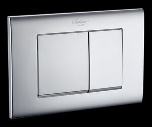 Клавиша смыва Boheme для инсталляции Geberit 300 CHROMO, глянец, квадратная 656