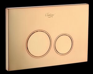 Клавиша смыва Boheme для инсталляции Geberit 300 GOLD, глянец, круглая 658