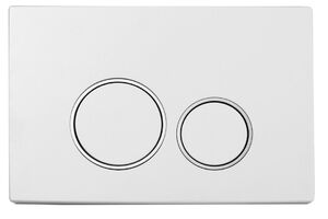 Клавиша смыва Boheme для инсталляции Geberit 300 WHITE CHROMO, круглая 661